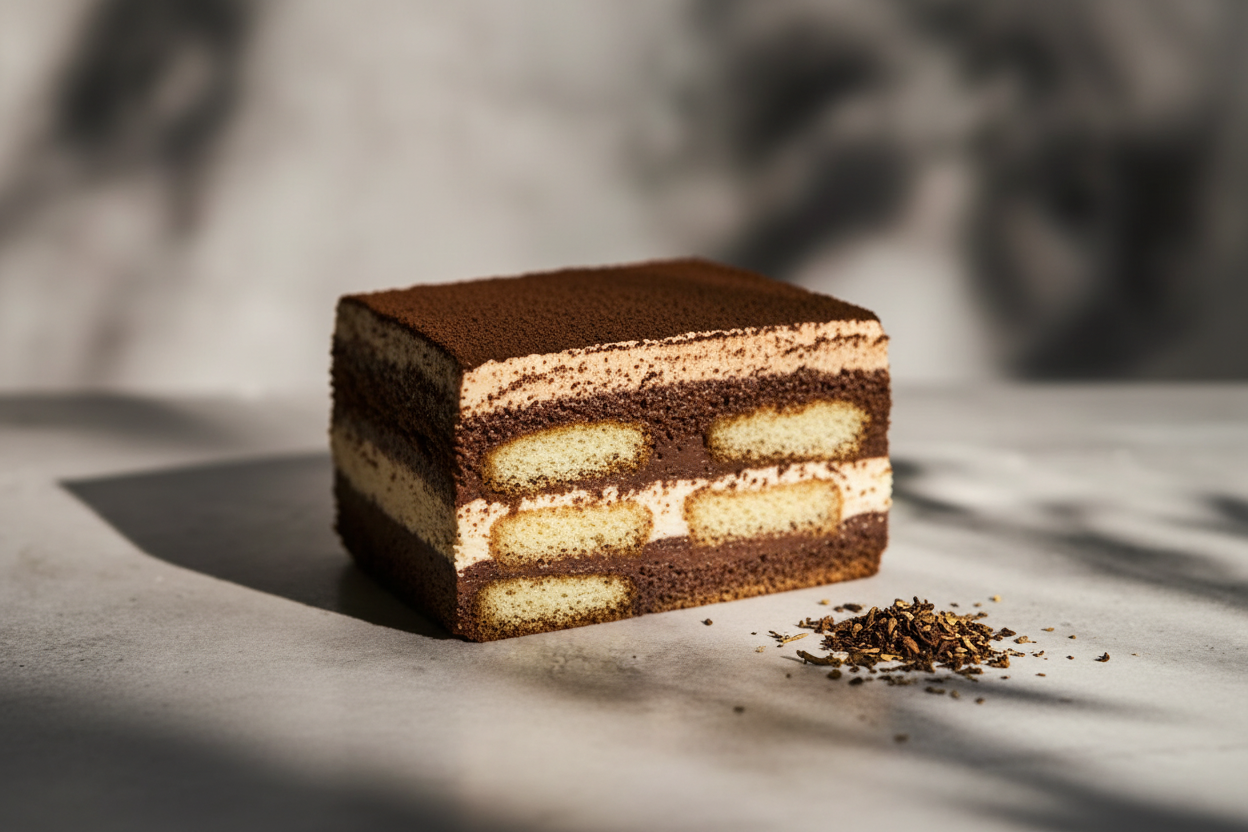 hojicha tiramisu