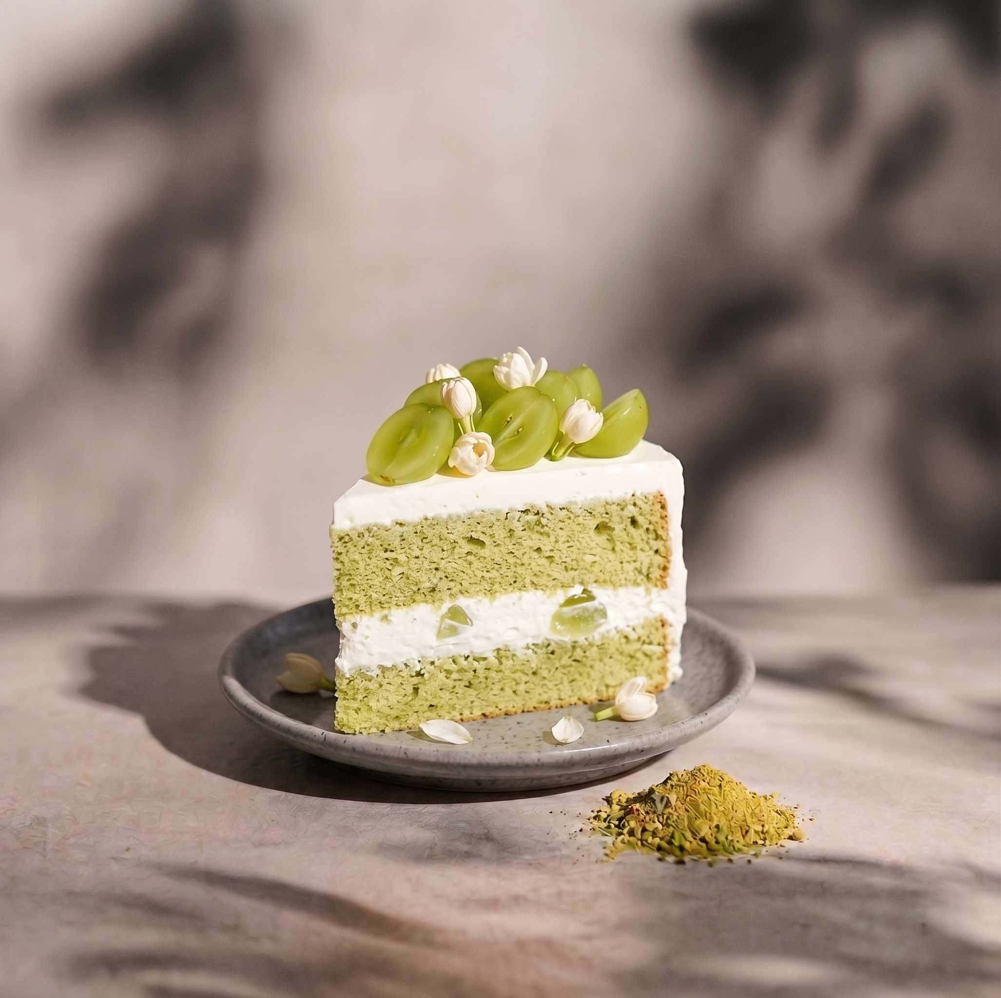 Jasmine latte chiffon cake